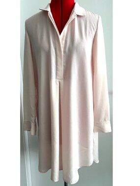 Babaton Light Pink/ Peach Long Blouse Sz XS